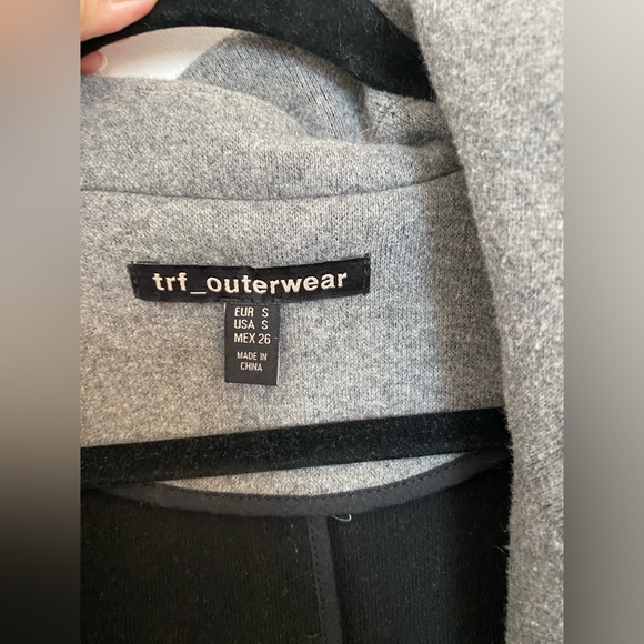 Zara Trf Outerwear Wool Fall Coat - Picture 3 of 3